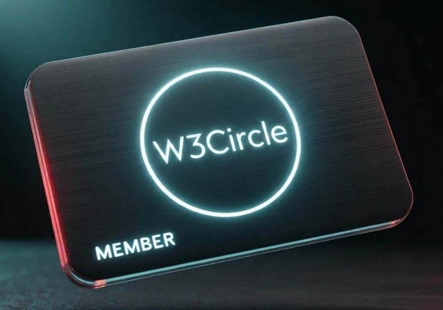 w3circle Member Card rendition